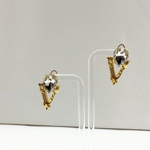 🤩🤩 Versace 🤩🤩 Virtus Crystal V Shaped Earrings